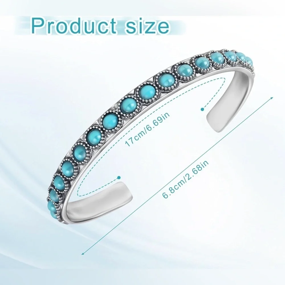 Silver and Turquoise Women's Bracelet NWT